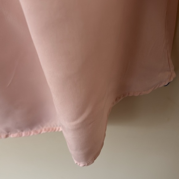 Crown & Ivy Curvy Light Pink Cold Shoulder Button Down Shirt Size 3X - Picture 6 of 12